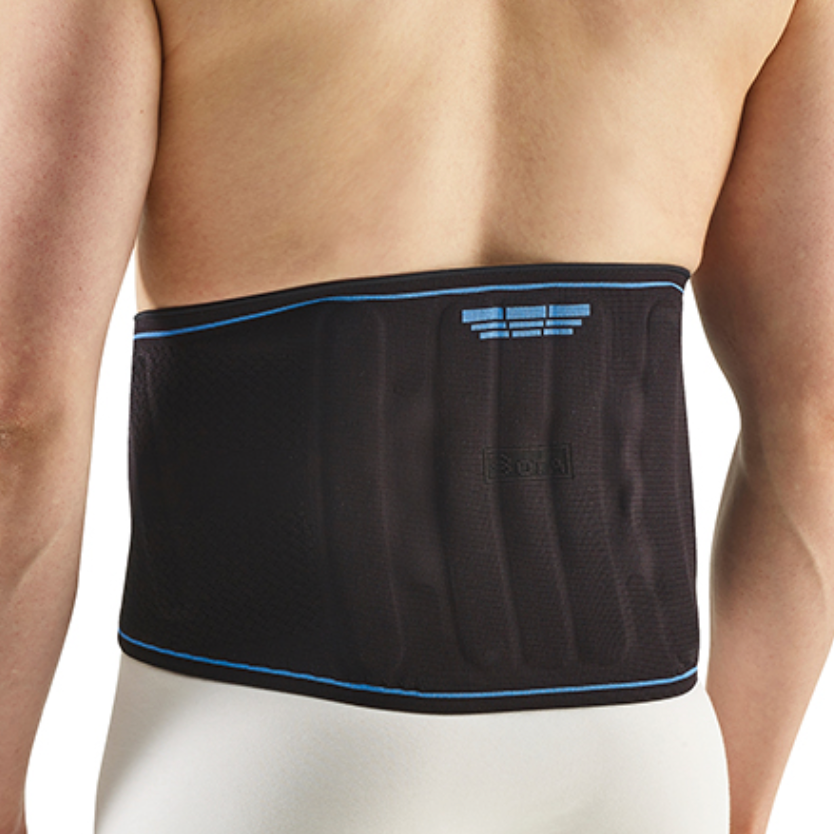 Ceinture lombaire Lumbota Tricofit, hauteur 24 cm, taille M 85-95 cm, noir