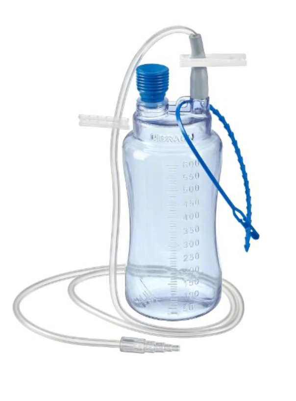 [5523649] Drainobag-600V avec tuyau de raccordement Luer-Lock en PVC