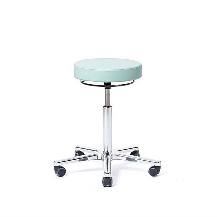TABOURET DE TRAVAIL 54-73 CM  COUSSIN D'ASSISE D. 36 CM, COULEUR COMPACT NOIR