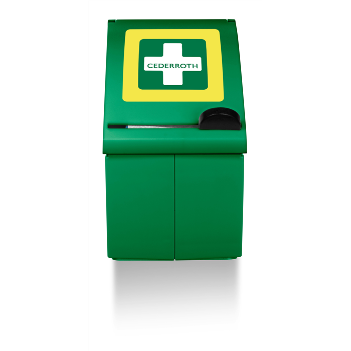 Distributeur pansement autoadhésif bleu