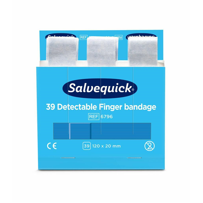 [6796 FIRS] Pansement bleus détectables extra longs _x000D_
6 x 39 pièces
