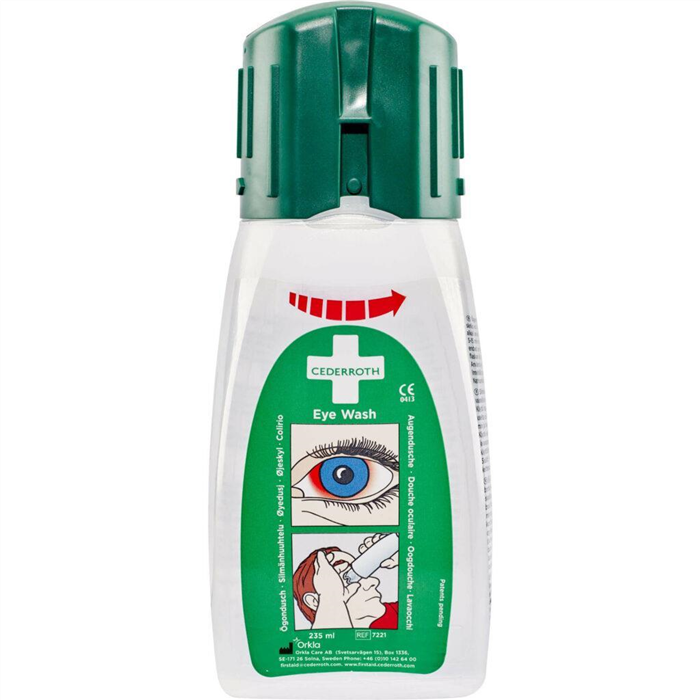 Douche oculaire en format de poche,  235 ml