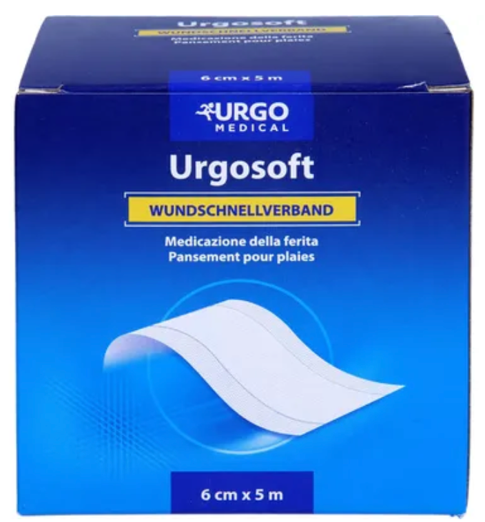 [167708] Urgosoft, 6 cm x 5 m, en boîte distributrice