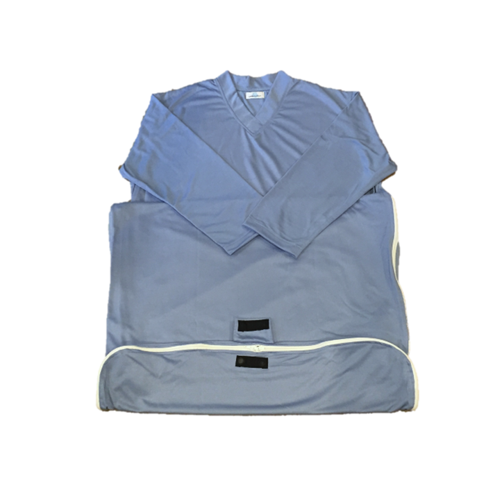 Sac de couchage avec manches, bleu acier, 301 Care Comfort