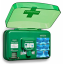 Distributeur soins des Plaies Bleu