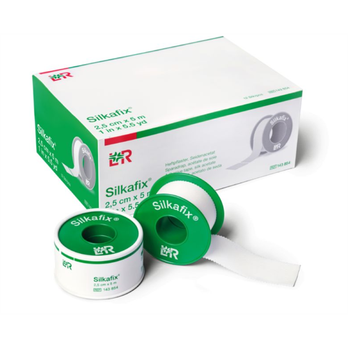 [143854] Silkafix, 2.5 cm x 5 m, non sterile, pansement adhesif