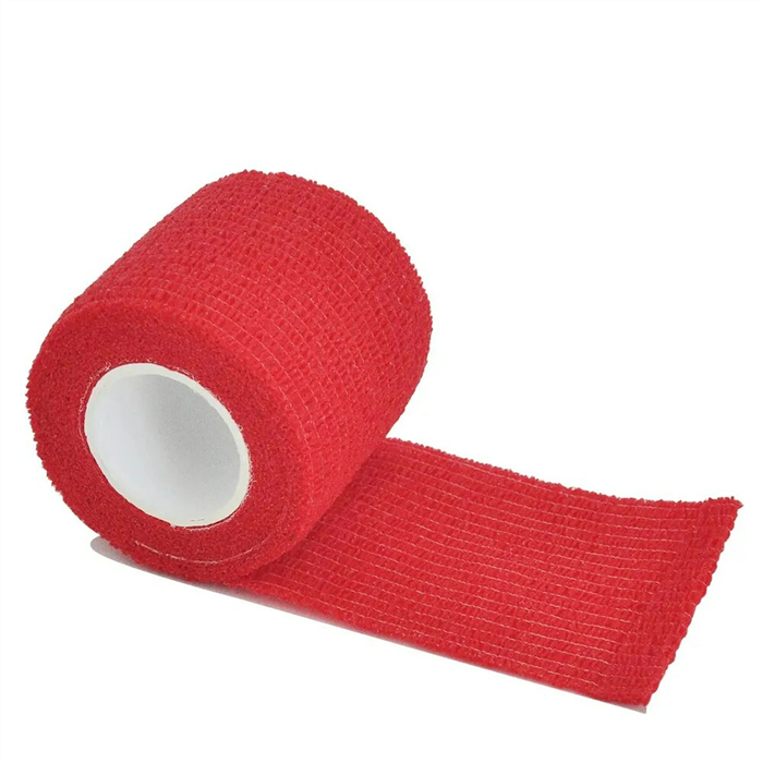 Coban bandage cohesif 7,5 x 450, rouge_x000D_
elastique