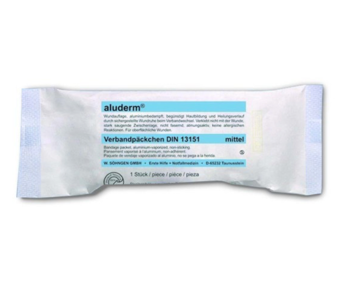 [1003605 (1003372) PC] Aluderm Verbandspäckchen mittel, 4 m x 8 cm