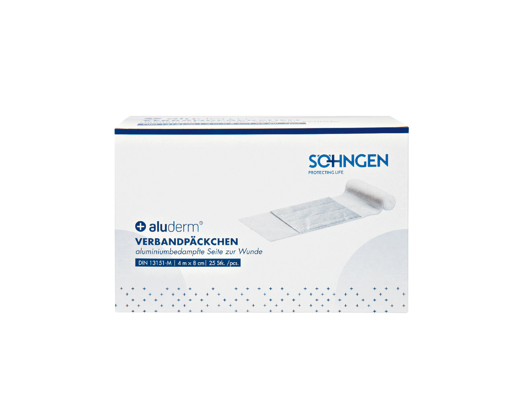 [1003605 (1003372) PC] Pansement Aluderm moyen, 4 m x 8 cm