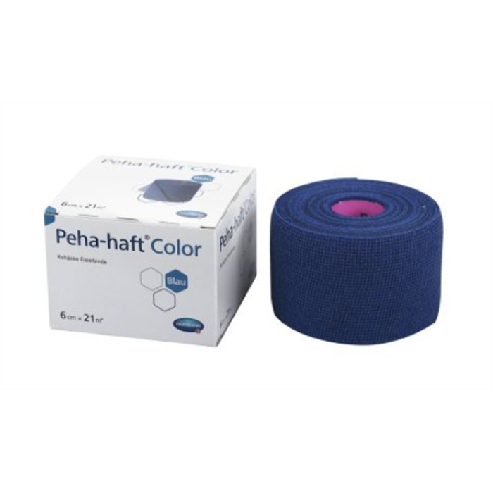 [167671] Peha-haft Color bleu, 6 cm x 21 m