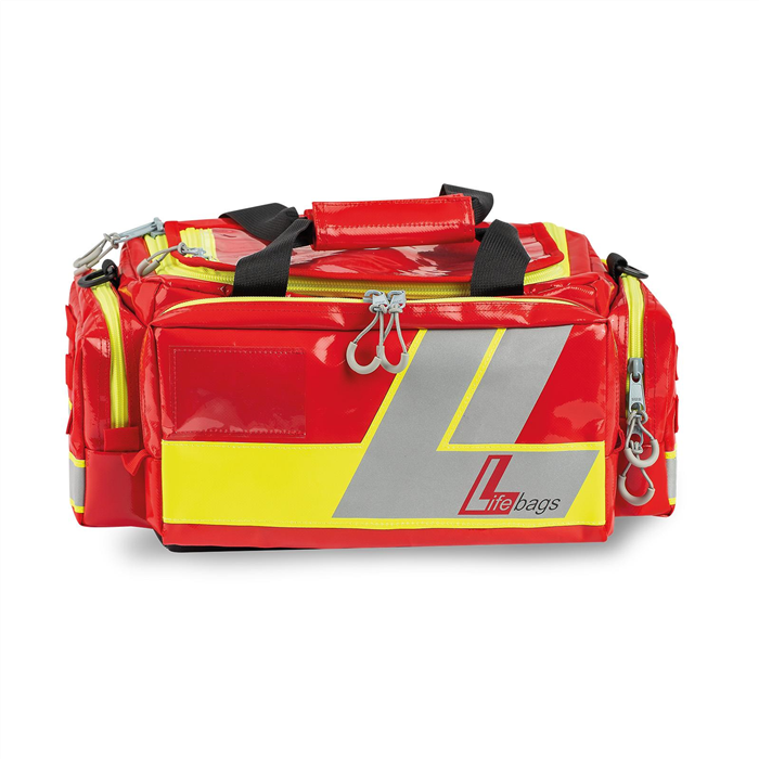 [0405053] Lifebag S rouge, 1 poche avant, 2 poches latérales