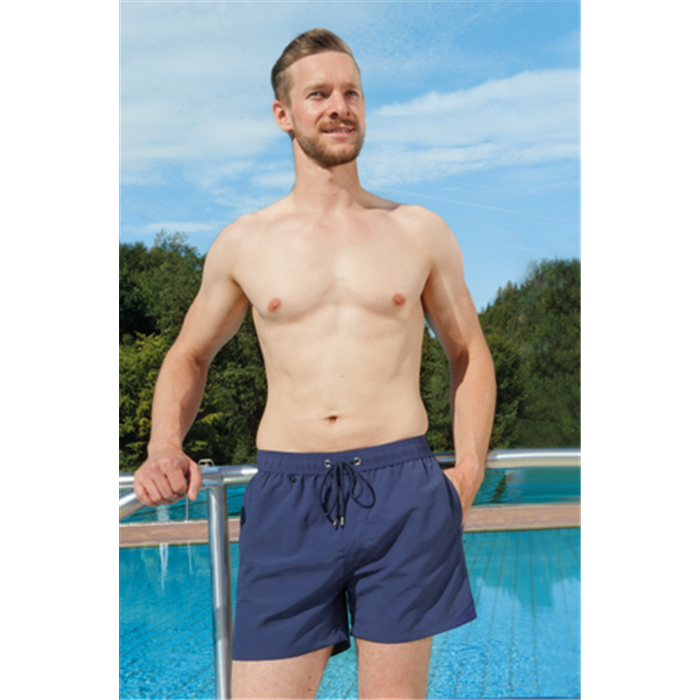 Short de bain pour hommes, bleu, taille 10,   avec nouveau slip de sécurité cousu