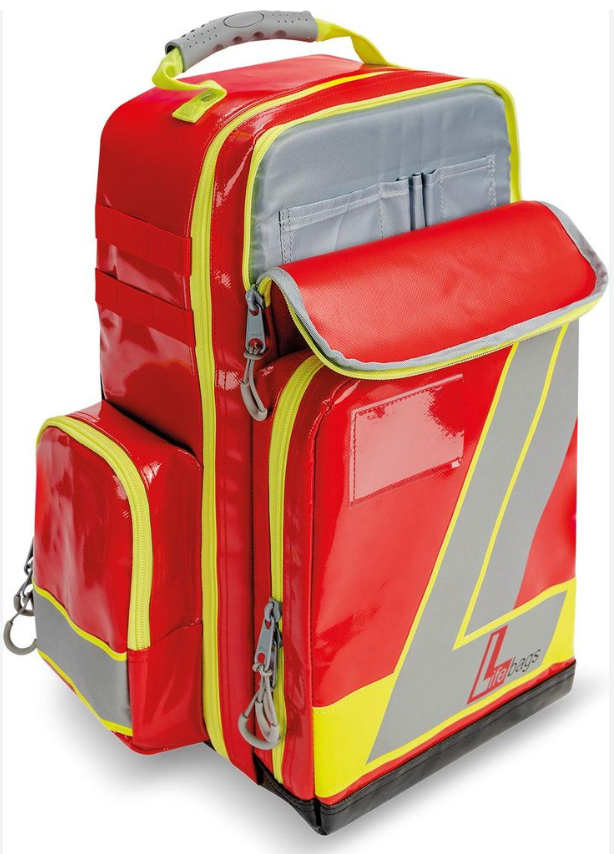 [0406620] Sac à dos de secours Lifebag L, rouge, premiers secours en entreprise, rempli