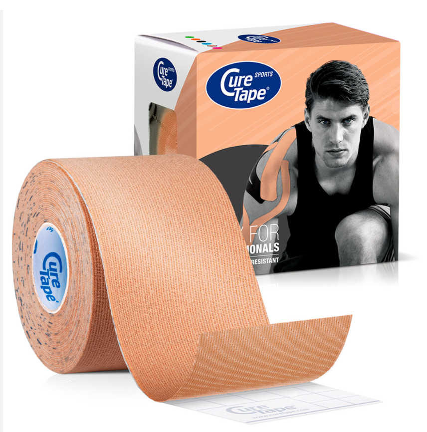 Cure Tap Sports, 5 m X 5 cm, beige _x000D_
wasserfest