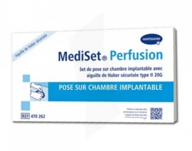 Set de pose perfusion pour chambre implantable