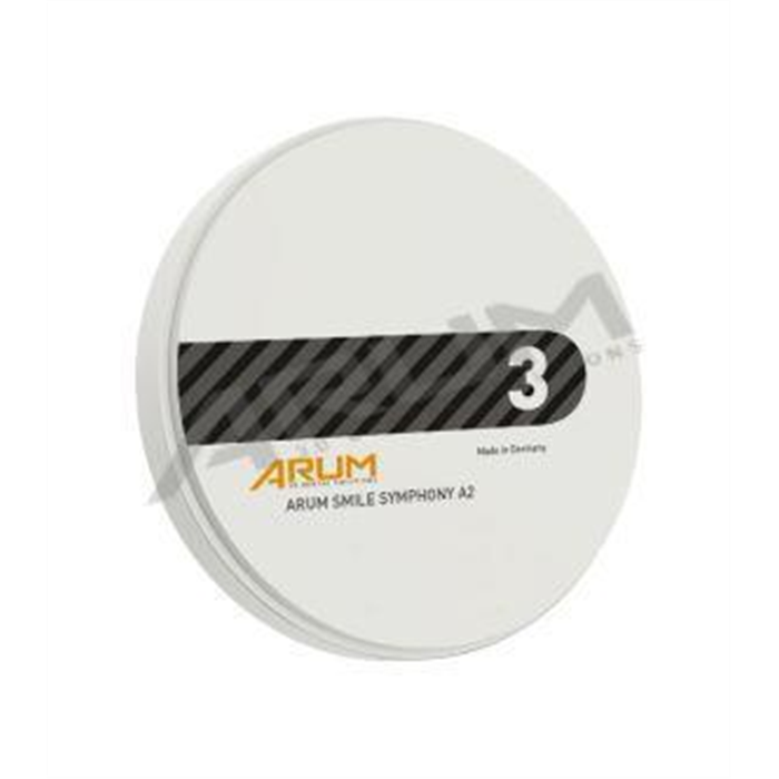 ARUM Temp PMMA-blank 98 Ø x 15 mm A2 
(avec marche)