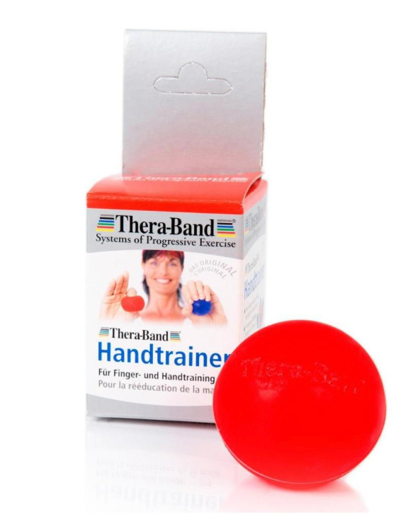 Thera-Band Balle d'entraînement main, souple, rouge