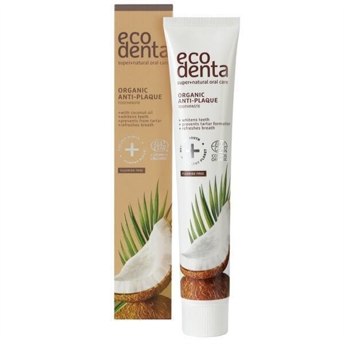 [4228-003] Ecodenta Dentifrice Anti-Plaque Noix de Coco, 75 ml