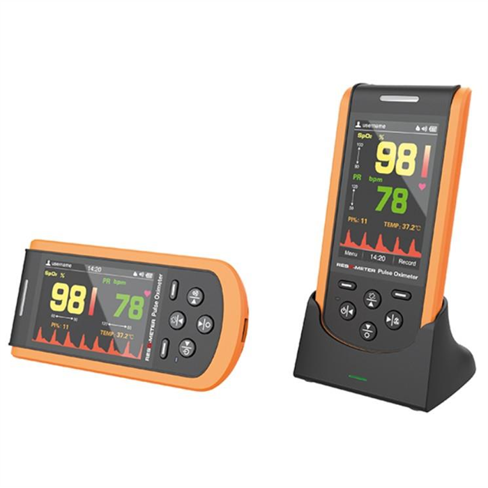 [N4 SP20] Oxymètre de pouls SP-20, avec housse de protection orange
incl. station de chargement, bloc d'alimentation & capteur pour doigt adulte