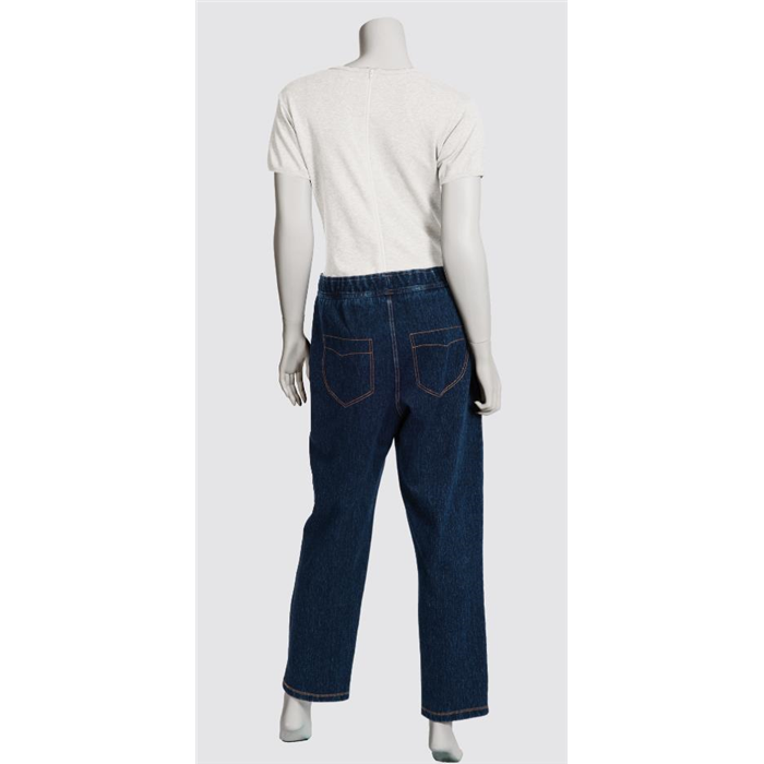 Combinaison Care Active Jeans, fermeture éclair dans le dos, couleur bleu jean, XL