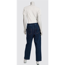 Combinaison Care Active Jeans, fermeture éclair dans le dos, couleur bleu jean, XL