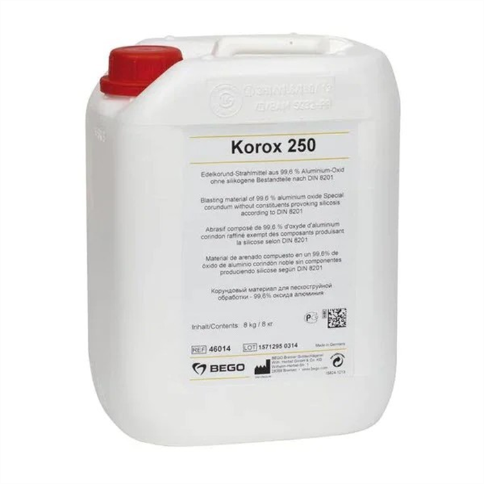 [46014] Matériau de sablage au corindon Korox 250, 8 kg