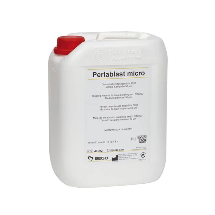 Perlablast micro 50 µm, matériau de sablage pour polissage par projection, 8 kg