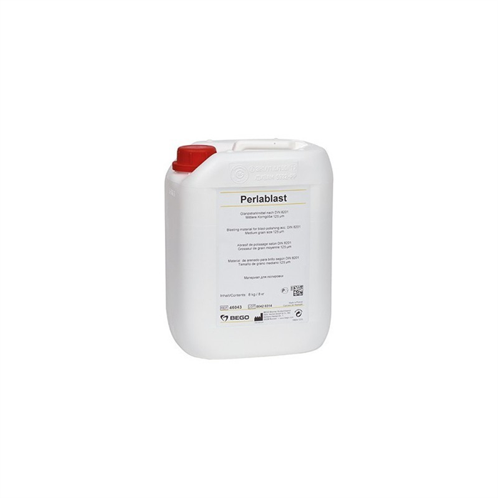 Perlablast 125 µm, matériau de sablage pour polissage par projection, 8 kg