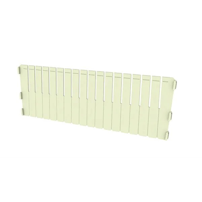 [7811205N] Séparateur ISO ABS gris 400 x 100 mm L x H = 400 x 100 mm avec effet ClipOn pour fixation dans le module, compatible avec H+H FlexModul® : 7014100