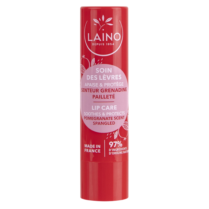 Soin des lèvres pailleté,  senteur Grenadine