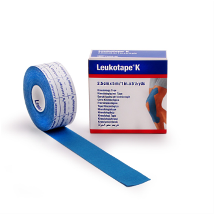 [7297820] Leukotape K 2,5 cm x 5 m, bleu