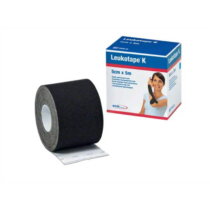 [7297823] Leukotape K 5 cm x 5 m, noir