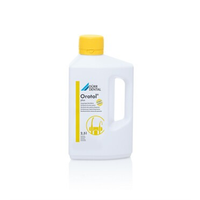 Désinfection des systèmes d’aspirations Orotol plus, flacon de 2,5 L