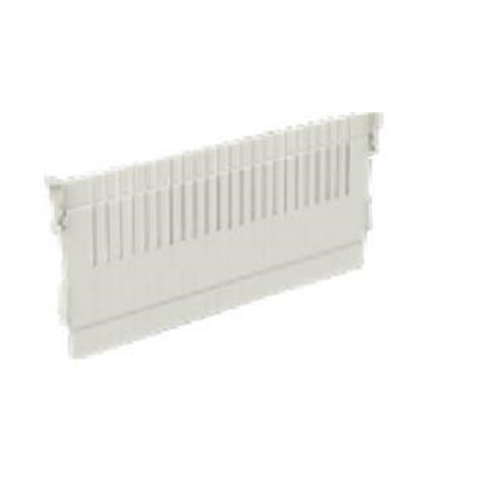 Séparateur ISO en ABS gris 600 × 200 mm, avec effet ClipOn pour fixation dans le module, compatible avec H+H FlexModul® (réf. 7012200, 7022200)