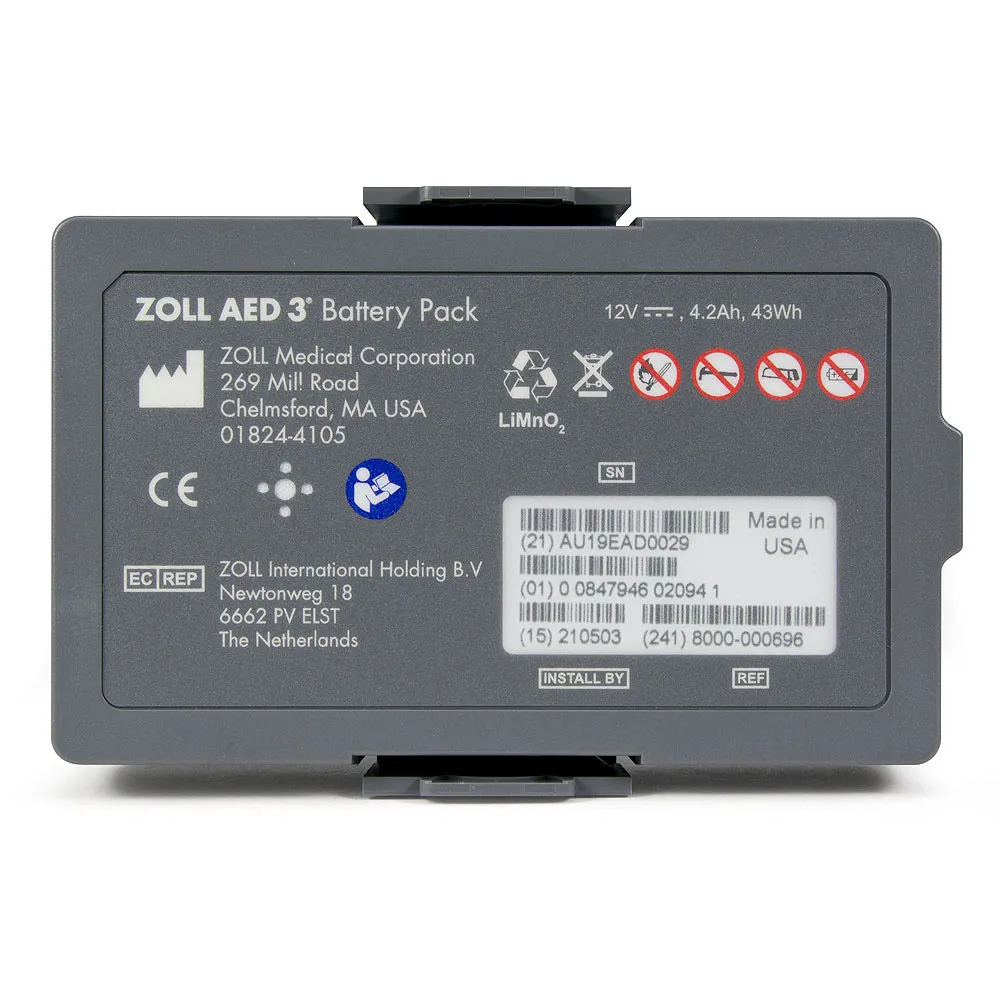 Pack batterie ZOLL, AED 3