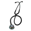 Stéthoscope Littmann Classic III, tube noir, pavillon standard, embouts acier inoxydable