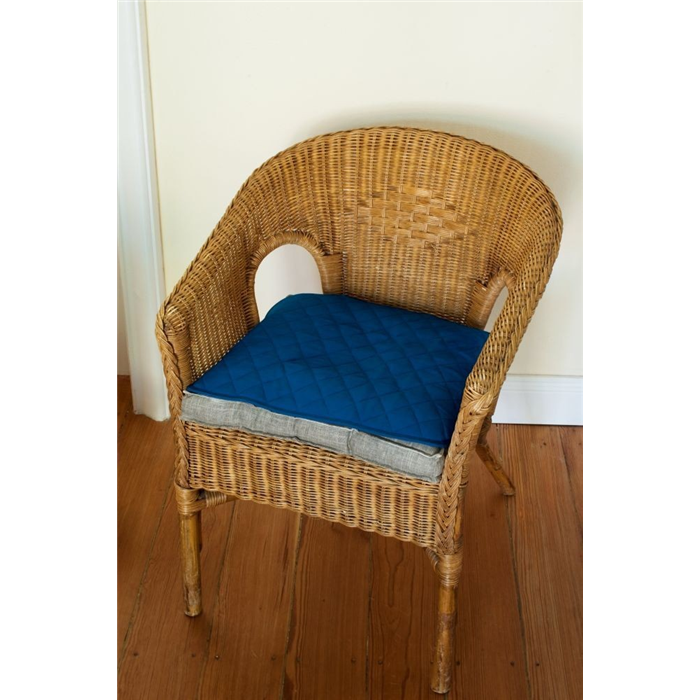 [59500000] Coussin d’assise absorbant bleu marine, sans sangles de fixation, 45 x 45 cm