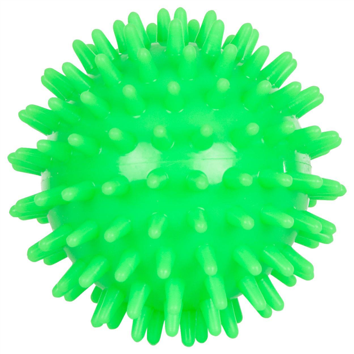 [04107] Balle hérisson, ø 7 cm, vert fluo, soft
