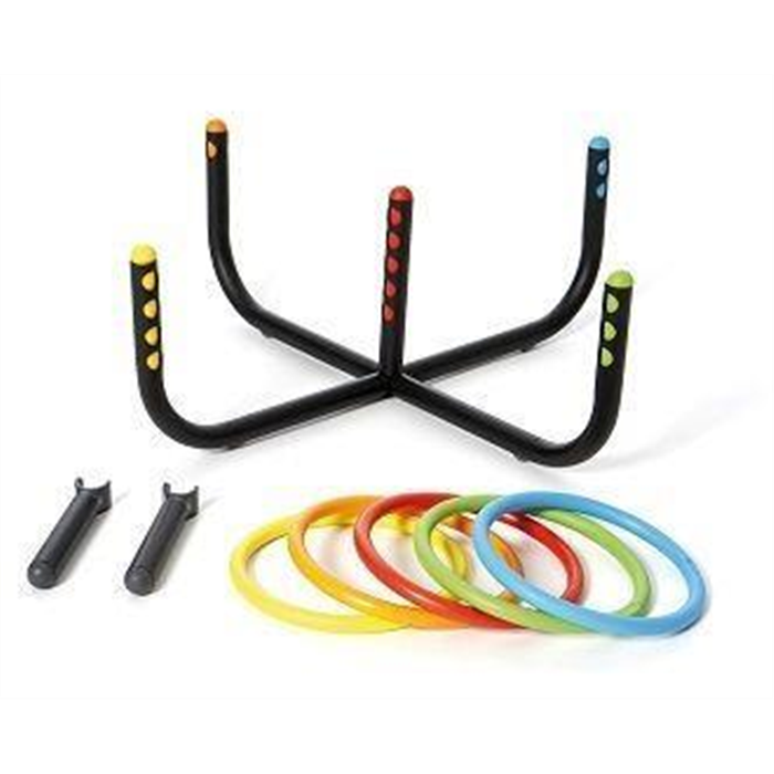 [AD149237] Lancer d'anneaux support en métal 50 x 50 cm -- 1502908