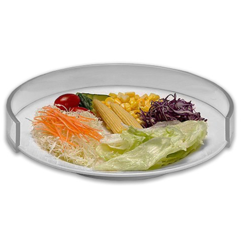 Rebord d’assiette Servocare, diamètre 215 - 255 mm, transparent