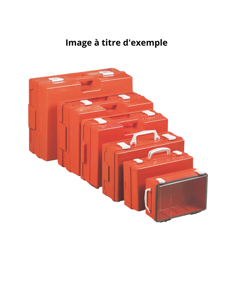 Coffret d’urgence Mark I, vide, 40 x 26 x 13 cm