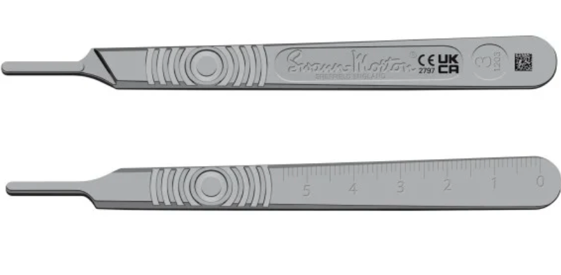 Manche de bistouri en nickel no. 3 (0933)