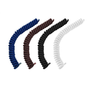 Lacets élastiques spirales brun - 100 cm (1 paire)