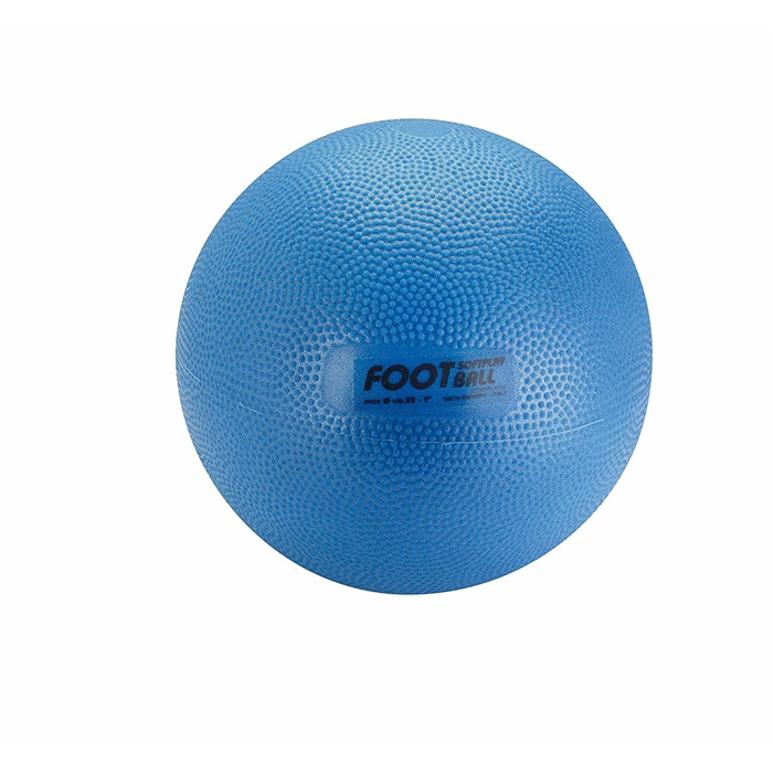 Balle légère Softplay football 220 gr, 22 cm, bleu -- 4008212