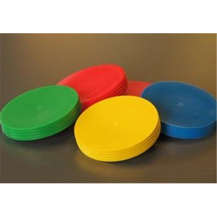 Lancer de disque en caoutchouc set de 9 -- 4008092