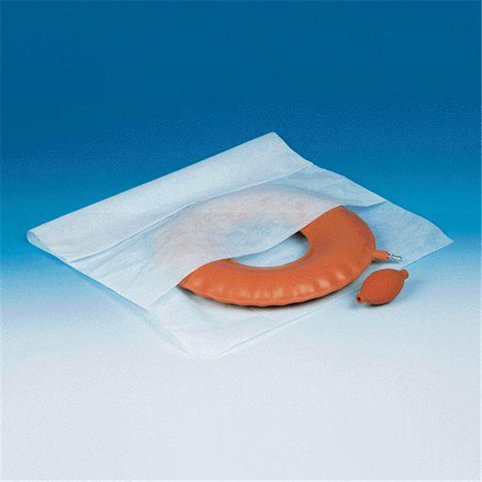 Set de coussins d’air en caoutchouc, rond, 45 cm, rouge