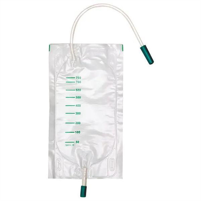 DCT sac urinaire de jambe non stérile, avec sortie, tuyau 10 cm, 10 pcs