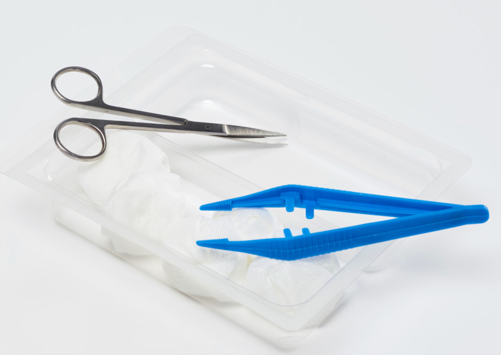 Set pour retrait de fils de suture, stérile