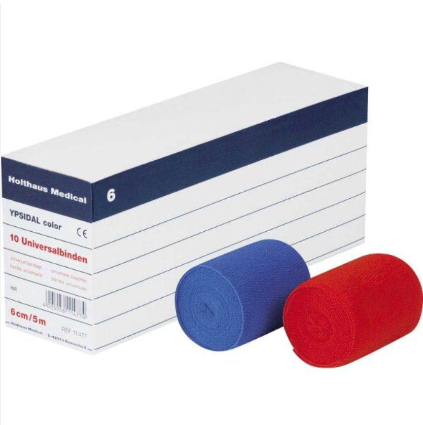 Bande universelle Ypsidal color rouge 8 cm x 5 m