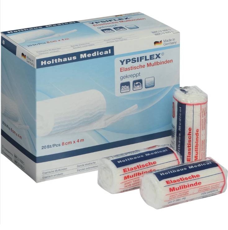Ypsiflex elast. Mullbinde 8 cm x 4 m